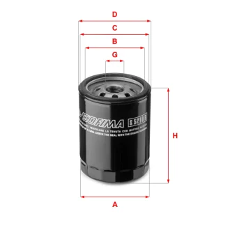Фiльтр масляний SOFIMA S 5210 R
