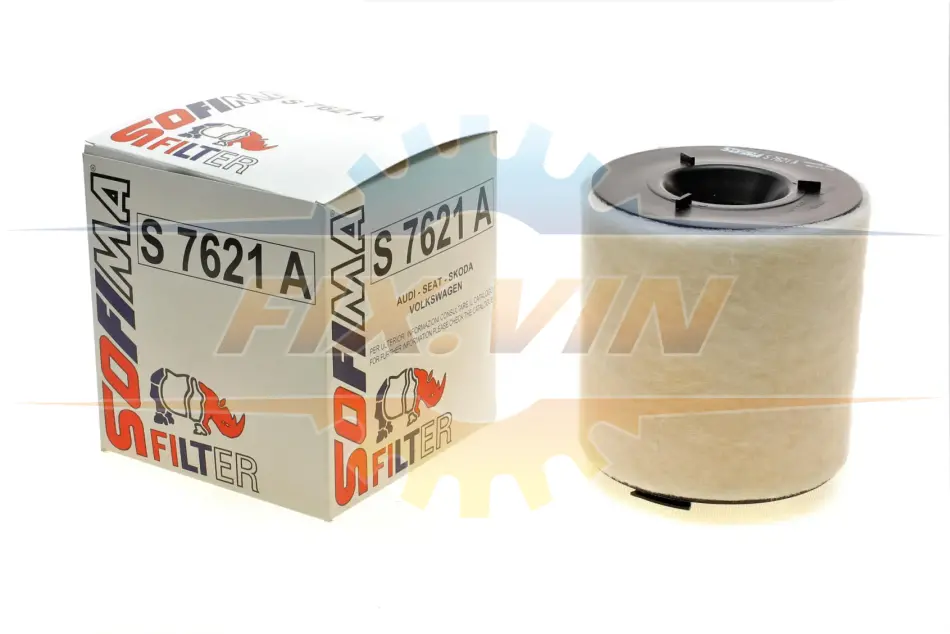 Фільтр повітряний AUDI/SKODA/SEAT/VW A1/Fabia II/Ibiza V/Polo "1,2-1,4-1,6 "10>> SOFIMA S 7621 A (фото 1)