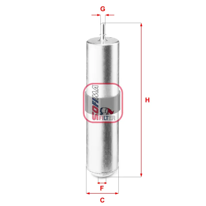 Фільтр паливний дизель BMW/MINI 1/2/X1 \'\'D \'\'14>> SOFIMA S9261B (фото 1)