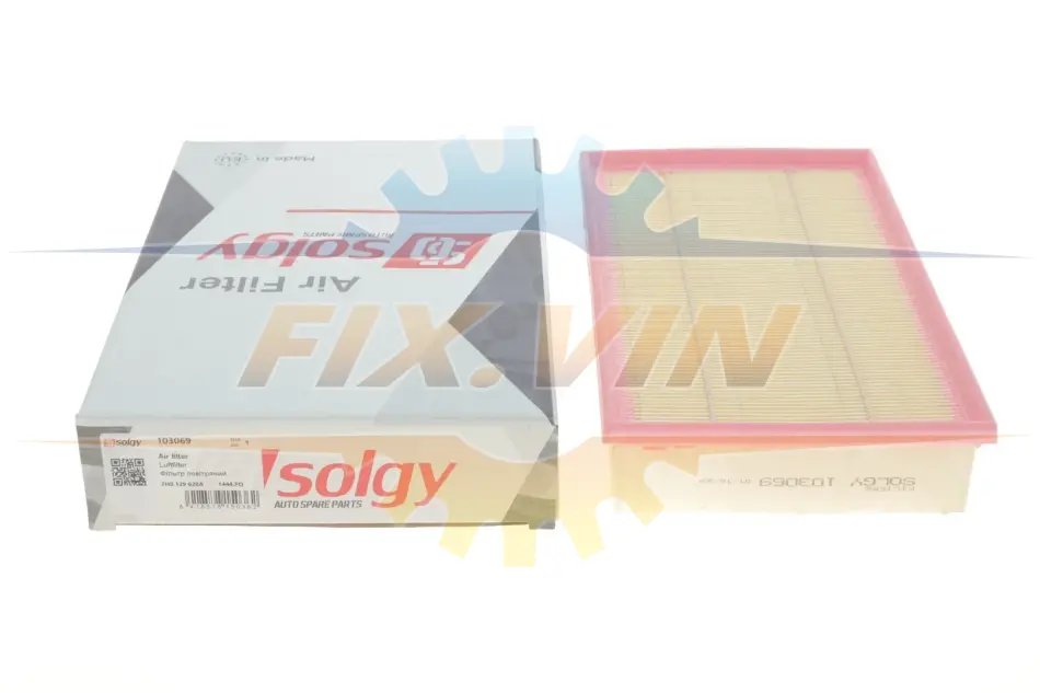 Елемент фільтруючий очищення повітря SOLGY Solgy 103069 (фото 1)