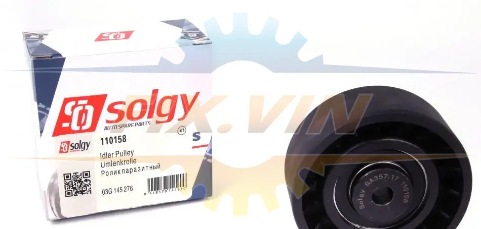 Ролик натяжний ременя генератора SOLGY Solgy 110158 (фото 1)