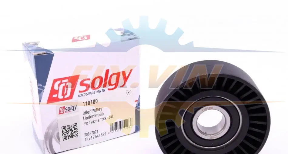 Ролик натяжний ременя генератора SOLGY Solgy 110180 (фото 1)