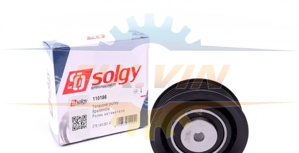 Ролик натяжний ременя генератора SOLGY Solgy 110186 (фото 1)