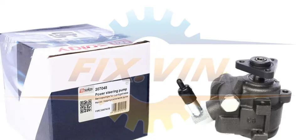 Насос ГПК Ford Transit 2.5D 94-00 (штуцер на шків) SOLGY Solgy 207048 (фото 1)