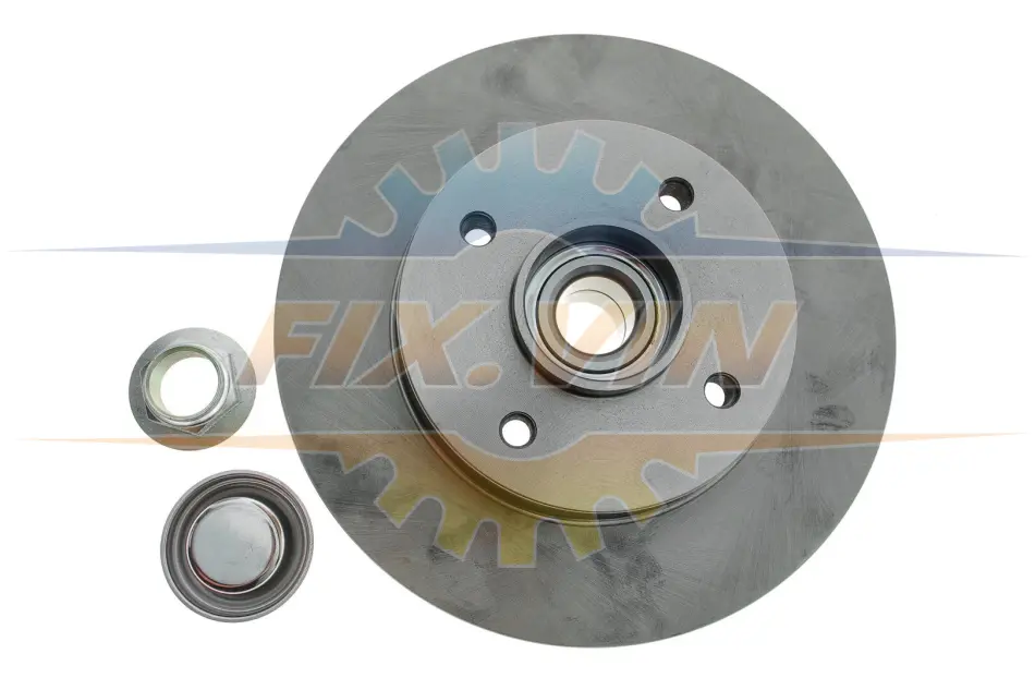Диск гальмівний (задній) Citroen C4 II/Peugeot 308 08- (249х9) (+ABS) (з підшипником) Solgy 208026 (фото 1)