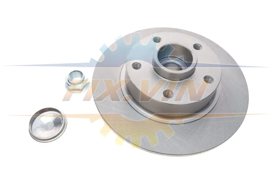 Диск гальмівний (задній) Renault Megane 08- (260x8) (+ABS) (з підшипником) SOLGY Solgy 208039 (фото 1)
