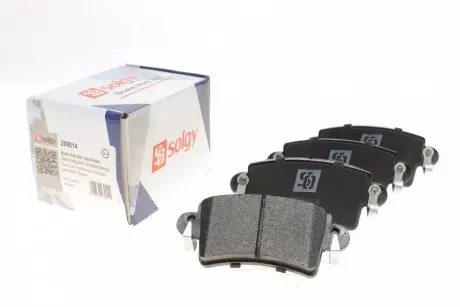 Комплект гальмівних колодок SOLGY Solgy 209014