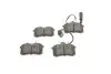 Колодки гальмівні (задні) Ford Galaxy 95-06/VW Sharan/Seat Alhambra 95-10/Ibiza 03-08 (+датчик) SOLGY Solgy 209263 (фото 1)