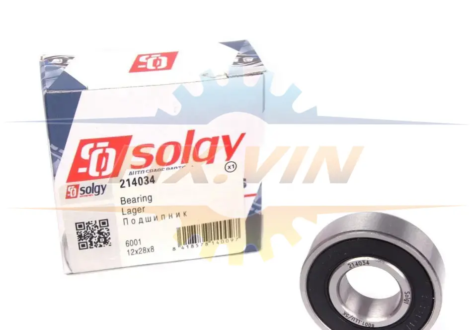 Підшипник генератора SOLGY Solgy 214034 (фото 1)