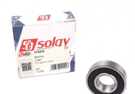 Підшипник генератора SOLGY Solgy 214034