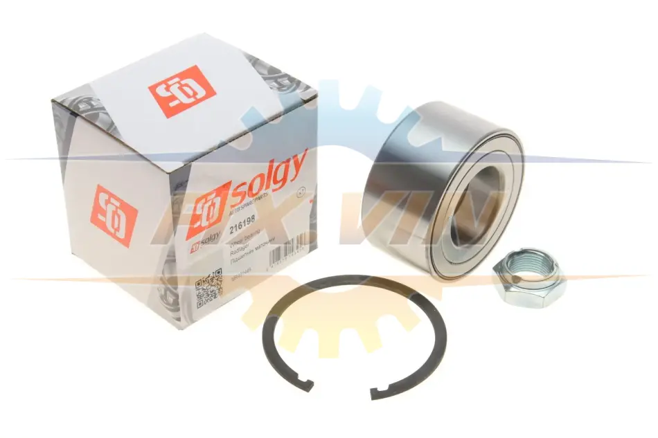 Підшипник маточини (передньої) Mitsubishi Outlander/Lancer 2.0-2.4 03-13 (к-кт) SOLGY Solgy 216198 (фото 1)
