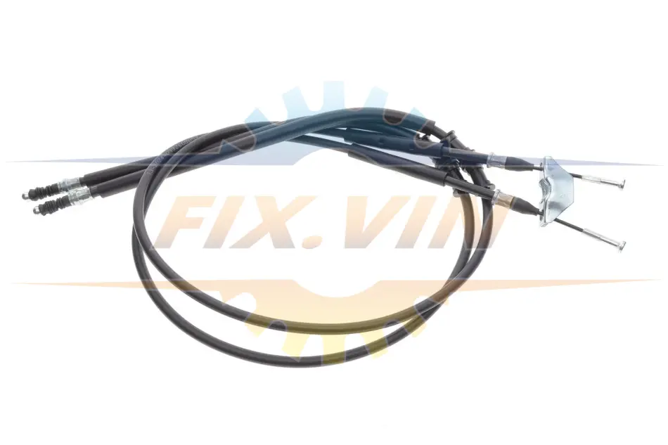 Трос ручника Opel Combo 01- (дискові гальма) (1582/1407mm) (к-кт) Solgy 219063 (фото 1)