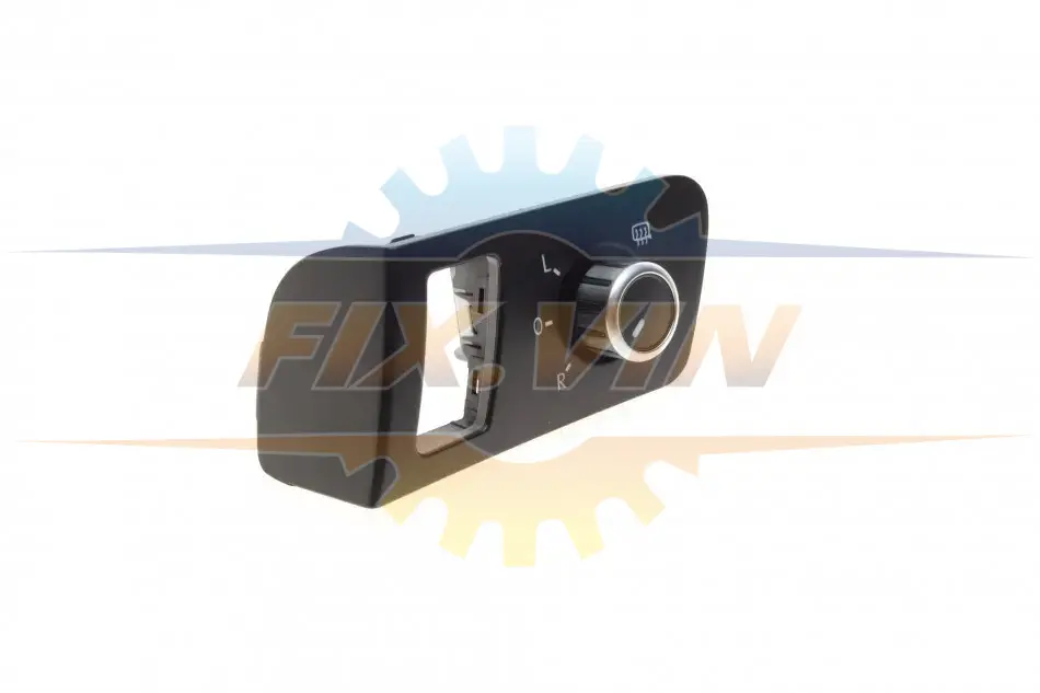 Блок управління дзеркалом VW Caddy III 03-15 (чорний/хром) SOLGY Solgy 401054 (фото 1)