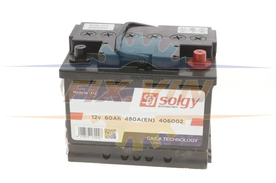 Стартерна батарея (акумулятор) SOLGY Solgy 406002 (фото 1)