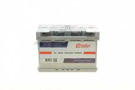 Стартерна батарея (акумулятор) SOLGY Solgy 406020