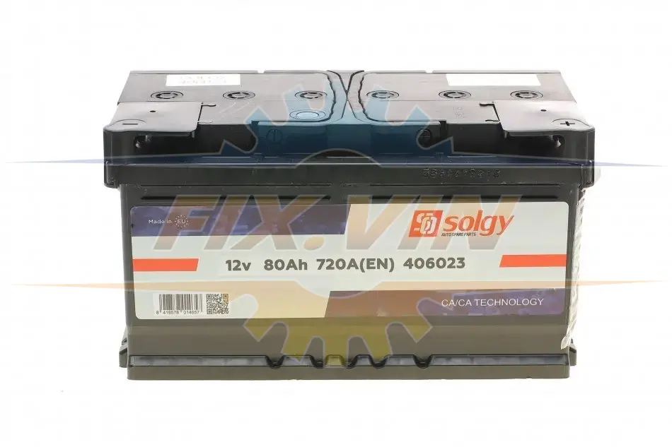 Стартерна батарея (акумулятор) SOLGY Solgy 406023 (фото 1)
