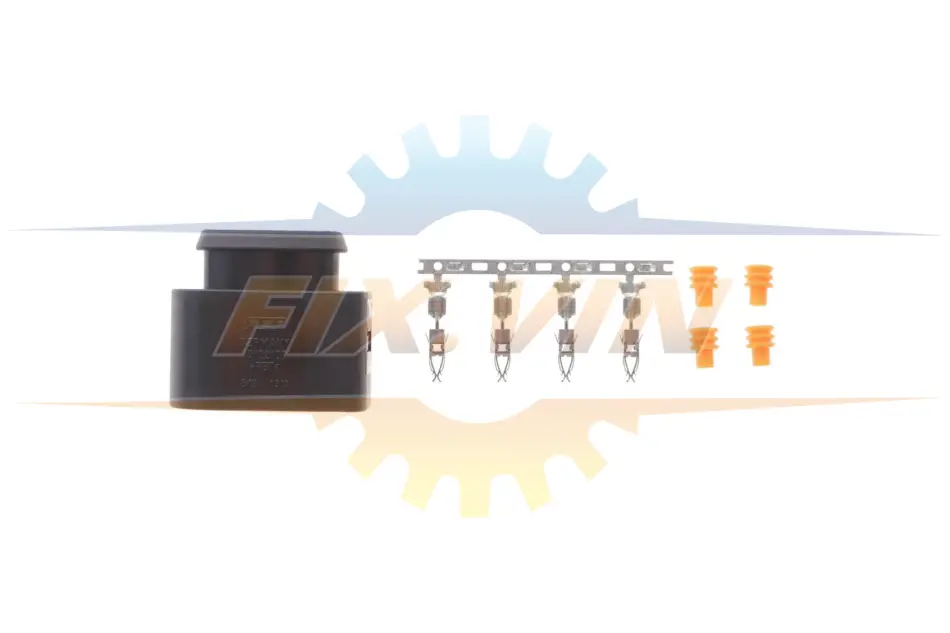 Роз\'єм (фішка) електричний катушка запалювання VW Golf/Bora/Caddy 1.2-2.8 i 99-15 (4 конт.) (2,8 mm) Solgy 412040 (фото 1)