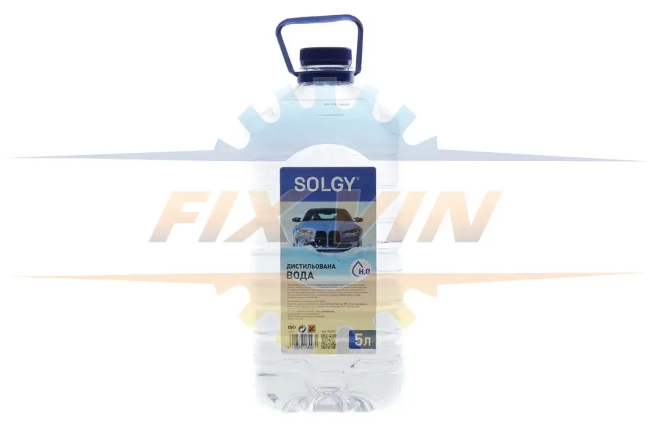 Дистильована вода, ТМ SOLGY, 5л SOLGY Solgy 502002 (фото 1)