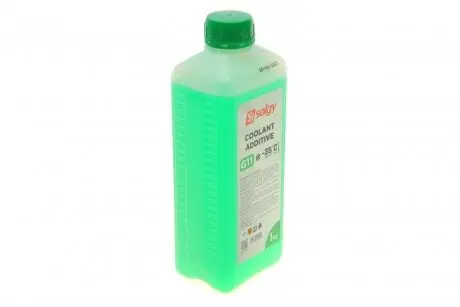 Антифриз (зелений) G11 (1kg) (-35°) (готовий до застосування) SOLGY Solgy 503004