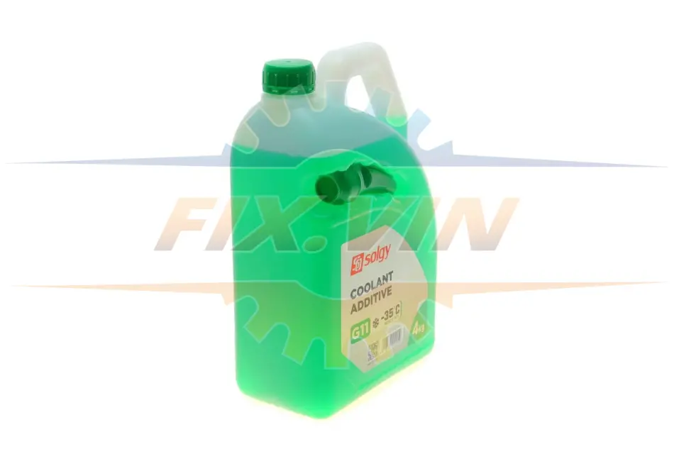 Антифриз (зелений) G11 (4kg) (-35°) (готовий до застосування) SOLGY Solgy 503005 (фото 1)