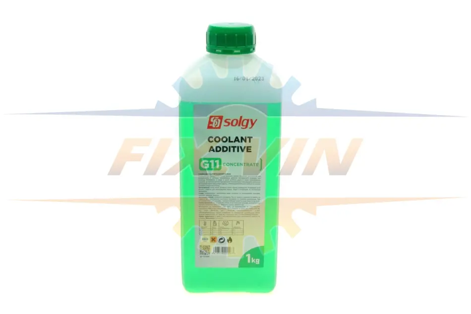 Антифриз (зелений) G11 (концетрат) (1kg) SOLGY Solgy 503006 (фото 1)