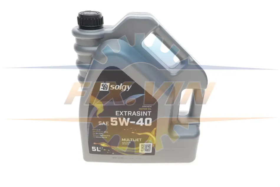 Олива моторна EXTRASINT SAE 5W-40 MULTIJET (5 L) Solgy 504010 (фото 1)