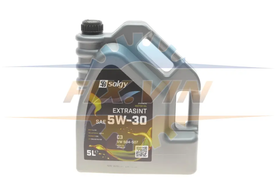 Олива моторна EXTRASINT SAE 5W-30 C3 VW 504-507 (5 L) Solgy 504022 (фото 1)