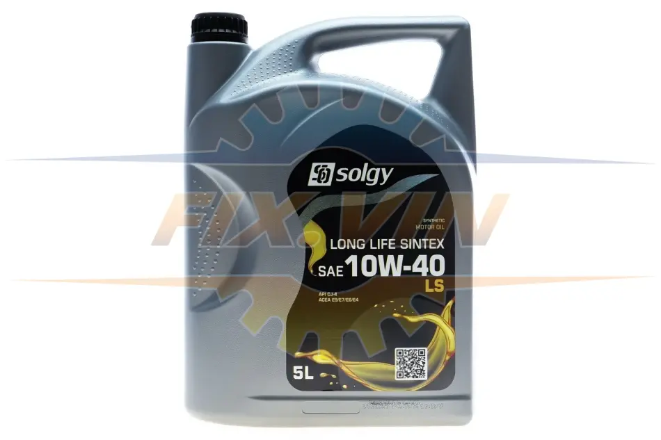 Олива моторна LONG LIFE SINTEX 10W-40 LS (5 L) Solgy 504037 (фото 1)
