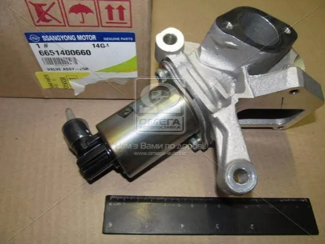 Клапан EGR (рециркуляції вихлопних газів) SsangYong SSANG YONG/ KGM 6651400660 (фото 1)