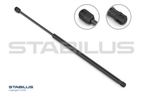 Пружина газова CHEVROLET Matiz 09/00-12/13 STABILUS 1431EG (фото 1)