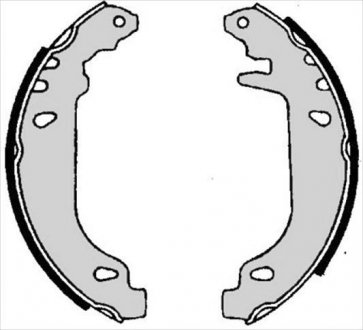 Гальмівні колодки барабанні STARLINE BC 06020