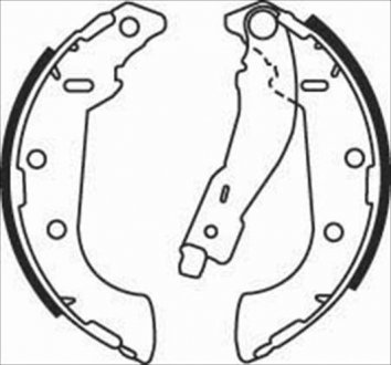 Гальмівні колодки барабанні STARLINE BC 07500