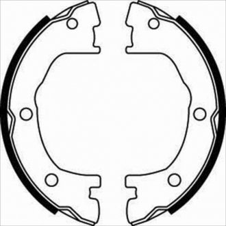 Гальмівні колодки барабанні STARLINE BC 07800
