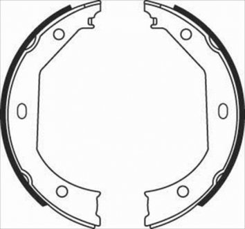 Гальмівні колодки барабанні STARLINE BC 08090
