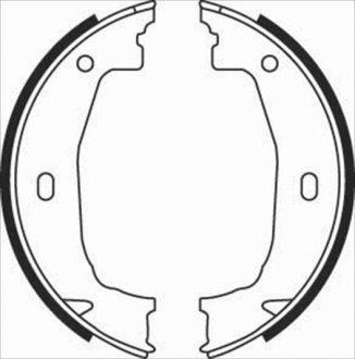 Гальмівні колодки барабанні STARLINE BC 08100
