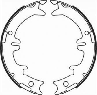 Гальмівні колодки барабанні STARLINE BC 08340