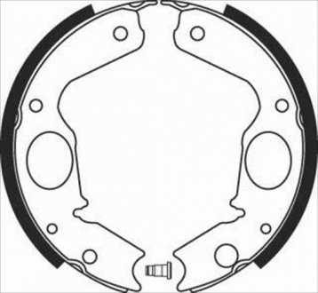 Гальмівні колодки барабанні STARLINE BC 08350