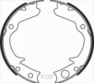 Гальмівні колодки барабанні STARLINE BC 08360