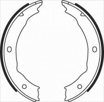 Гальмівні колодки барабанні STARLINE BC 08400