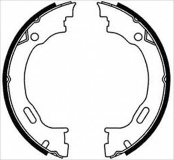 Гальмівні колодки барабанні STARLINE BC 08720
