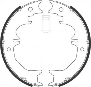 Гальмівні колодки барабанні STARLINE BC 08850