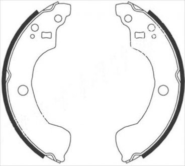 Гальмівні колодки барабанні STARLINE BC 08870