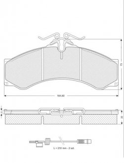 Гальмівні колодки дискові STARLINE BD S061