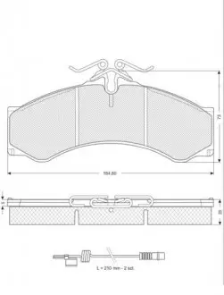 Гальмівні колодки дискові STARLINE BD S061