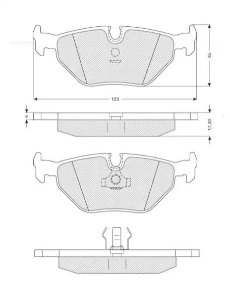 Гальмівні колодки дискові STARLINE BD S131 (фото 1)