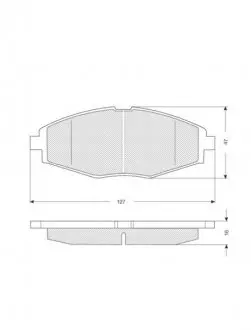 Гальмівні колодки дискові STARLINE BD S134