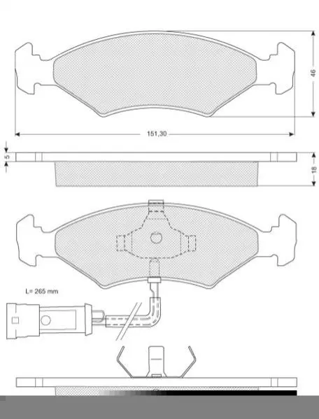 Гальмівні колодки дискові STARLINE BD S141 (фото 1)