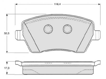 Гальмівні колодки дискові NOTE STARLINE BD S331