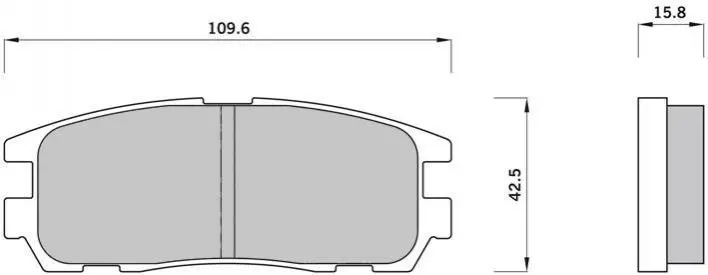 Гальмівні колодки дискові STARLINE BD S366 (фото 1)