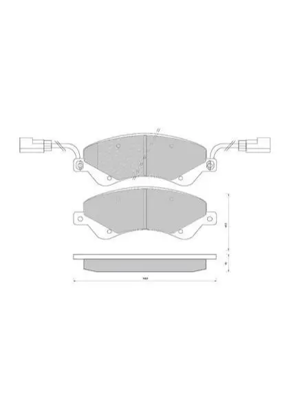 Гальмівні колодки дискові STARLINE BD S849P (фото 1)